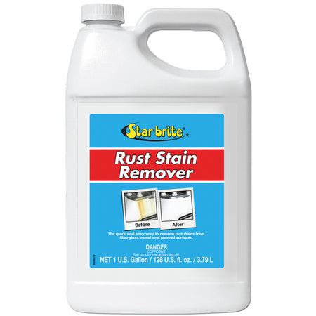 Rust pletfjerner Star Brite 3.8L set fra siden med hældetud