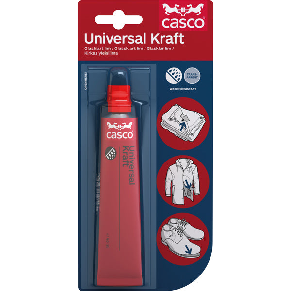 Casco Universal Kraft lim i 40 ml tube, anvendt til marinetilbehør