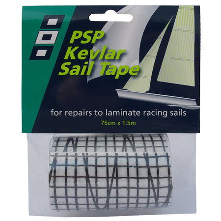 PSP kevlar sort sejltape rullet ud på det maritime underlag