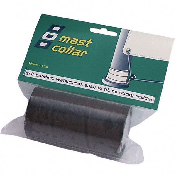 PSP mastekrave tape i sort vist på en bådmaste