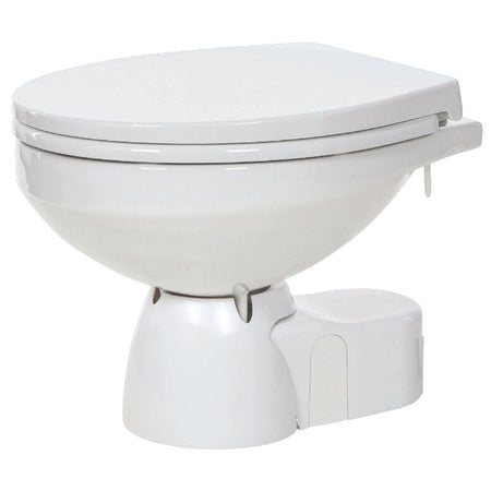 Jabsco el-toilet med betjeningspanel og vandtilslutning