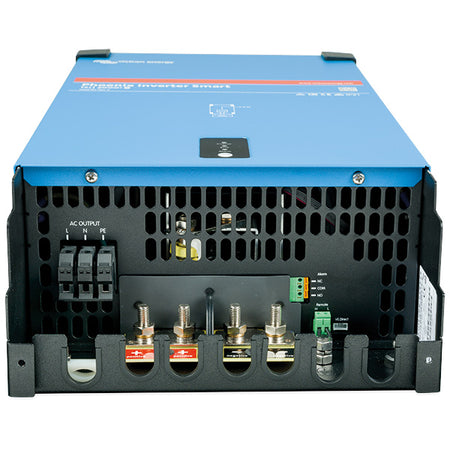 Victron Phoenix Inverter set fra siden med mål angivet