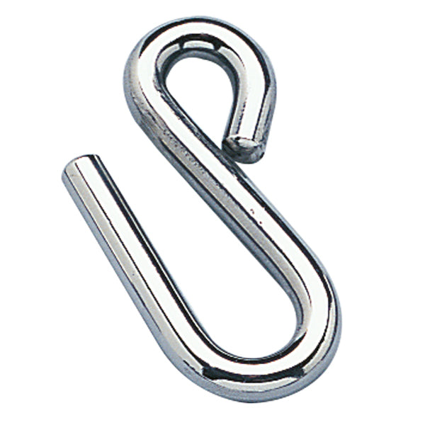 Ronstan S-krog 6.0mm i brug, monteret på en båd til sikring.