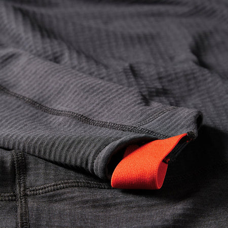 Detalje af halslynlåsen på Gill 4-vejs fleece, der viser kvalitet og funktionalitet