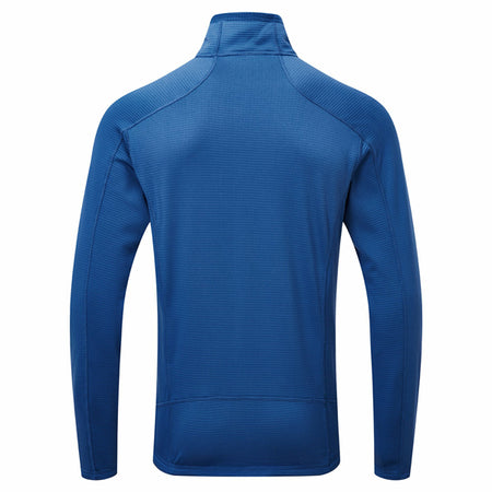 Gill fleece med hals lynlås set fra siden