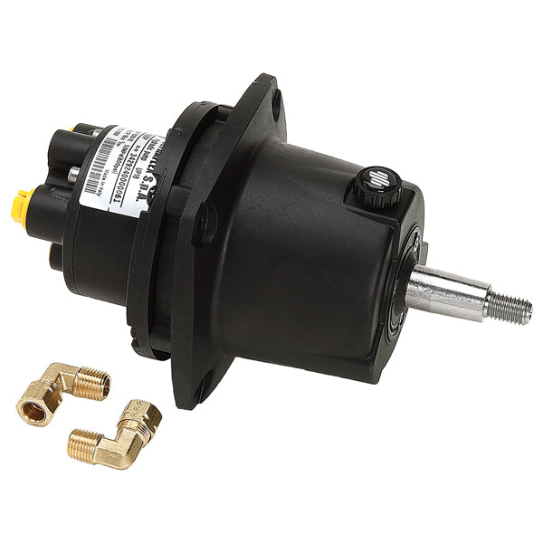 Ratpumpen fra Ultraflex monteret på en båd, klar til brug