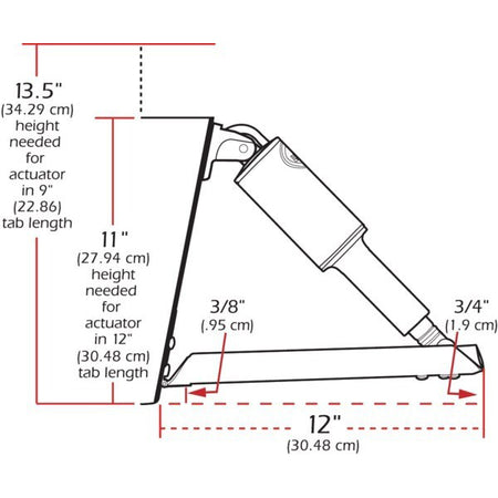 Lenco trimplan i brug på en båd, med fokus på betjeningen