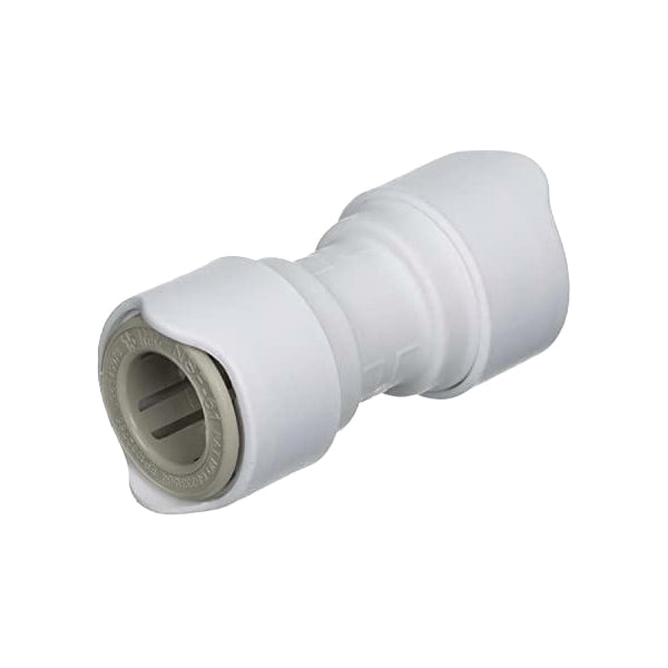 Whale kobling lige 15 mm, tæt på detaljerne i materialet.