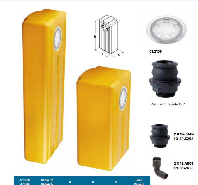 SeaTec, depósito séptico polietileno 103 l.