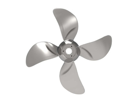 Epropulsion X12 propeller set forfra, med detaljeret design og blade